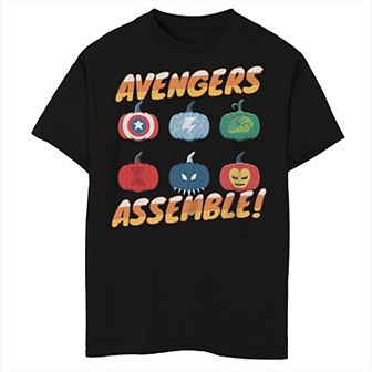 Boys The Avengers Pumpkins Assemble Graphic Tee