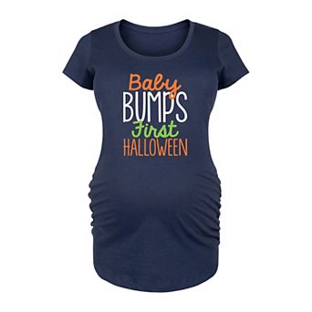 Maternity Baby Bumps First Halloween Graphic Tee