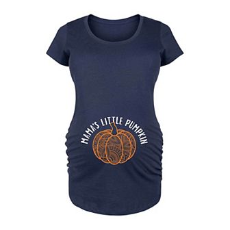 Maternity Mama's Little Pumpkin Graphic Tee