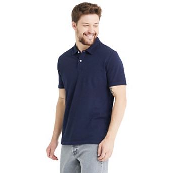 Men's Classic Colors Polo Shirts- 2 Button Business Casual Shirt or Golf Shirt