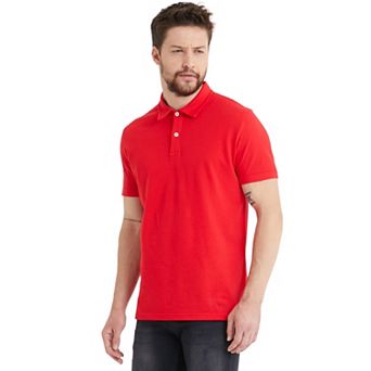 Men's Classic Colors Polo Shirts- 2 Button Business Casual Shirt or Golf Shirt