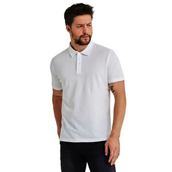 Men's Classic Colors Polo Shirts- 2 Button Business Casual Shirt or Golf Shirt