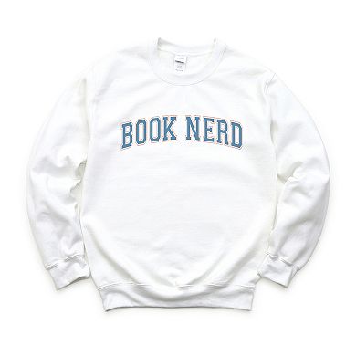 Simply Sage Market Varsity Book Nerd Sweatshirt