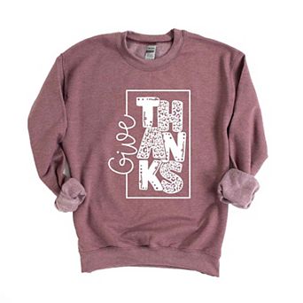 Give Thanks Square Sweatshirt