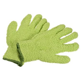 1 Pair Dusting Cleaning Gloves Microfiber Mittens for Home