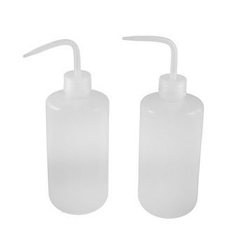 500mL Kitchen Plastic Tube Pour Spout Oil Graduated Squeeze Bottle Clear 2 pc