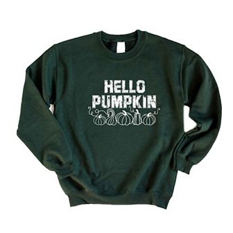 Hello Pumpkin Distressed Sweatshirt