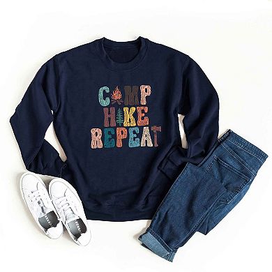 Camp Hike Repeat Sweatshirt