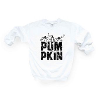 Pumpkin Distressed Sweatshirt