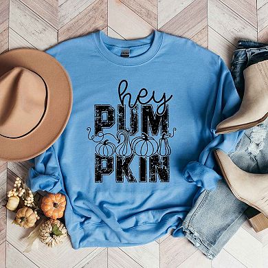 Hey Pumpkin Distressed Sweatshirt