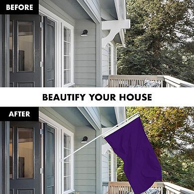 G128 Combo Set: Flag Pole 1PK AND Purple 150D 1PK