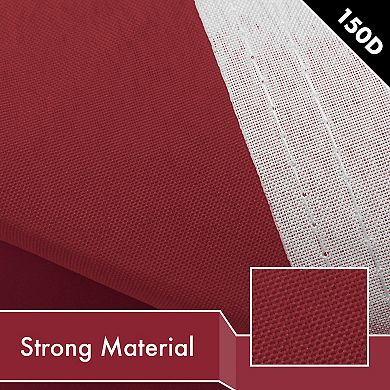 G128 Burgundy 150D 2.5x4 Ft Printed Polyester Flag