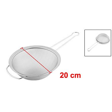 Kitchen Stainless Steel Fine Tea Oil Mesh Strainer Colander Flour Sieve 8"