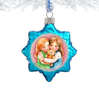 Sister's Love Mercury Glass Christmas Ornaments by G. Debrekht - Christmas Décor