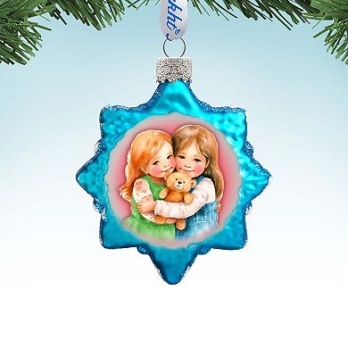 Sister's Love Mercury Glass Christmas Ornaments by G. Debrekht - Christmas Décor
