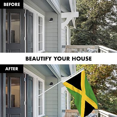 G128 Combo Set: Flag Pole 1PK AND Jamaica 150D 1PK