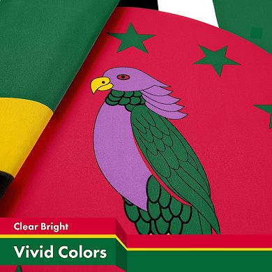 G128 Dominica 150D 3x5 Ft Printed Polyester Flag