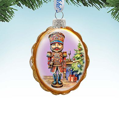 Nutcracker Mercury Glass Christmas Ornaments by G. Debrekht - Christmas Décor
