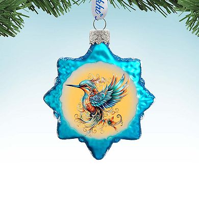 Fairy Bird Mercury Glass Christmas Ornaments by G. Debrekht - Christmas Décor