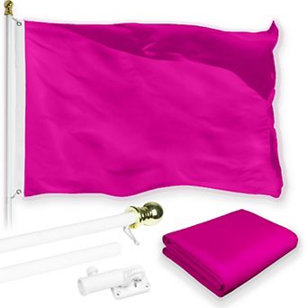 G128 Combo Set: Flag Pole 1 pk AND Magenta 150D 1 pk