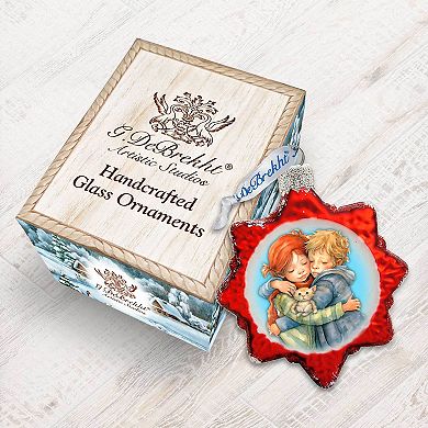 Brother and Sister Mercury Glass Christmas Ornaments by G. Debrekht - Christmas Décor