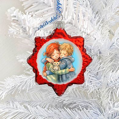 Brother and Sister Mercury Glass Ornaments by G. Debrekht - Christmas Décor
