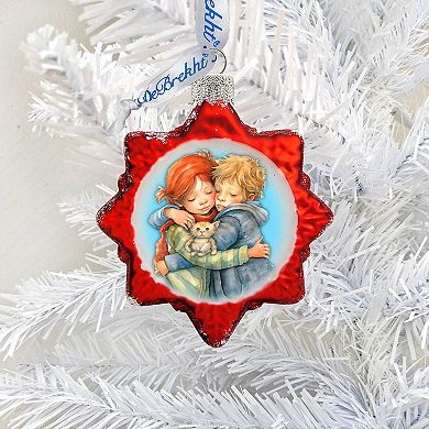 Brother and Sister Mercury Glass Christmas Ornaments by G. Debrekht - Christmas Décor