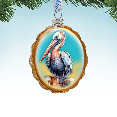 Pelican Mercury Glass Ornaments by G. Debrekht - Wildlife Holiday Décor