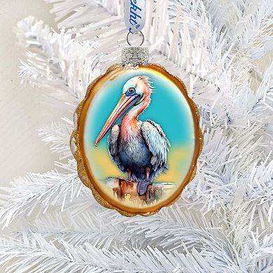Pelican Mercury Glass Ornaments by G. Debrekht - Wildlife Holiday Décor