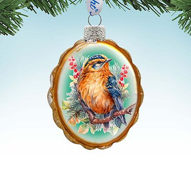 Songbird Mercury Glass Ornaments by G. Debrekht - Wildlife Holiday Décor