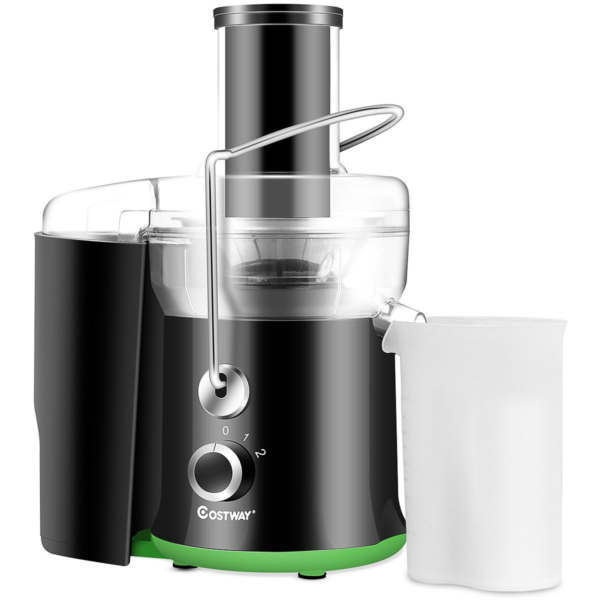 MegaChef Wide Mouth Juice Extractor - Silver