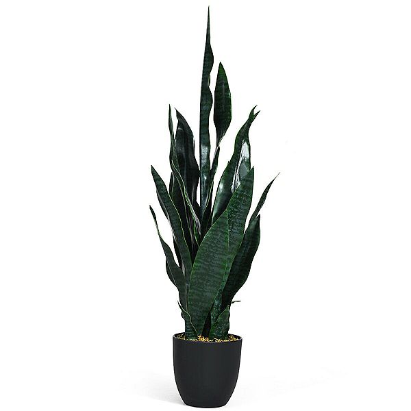 35.5 Inch IndoorOutdoor Artificial Fake Snake Plant