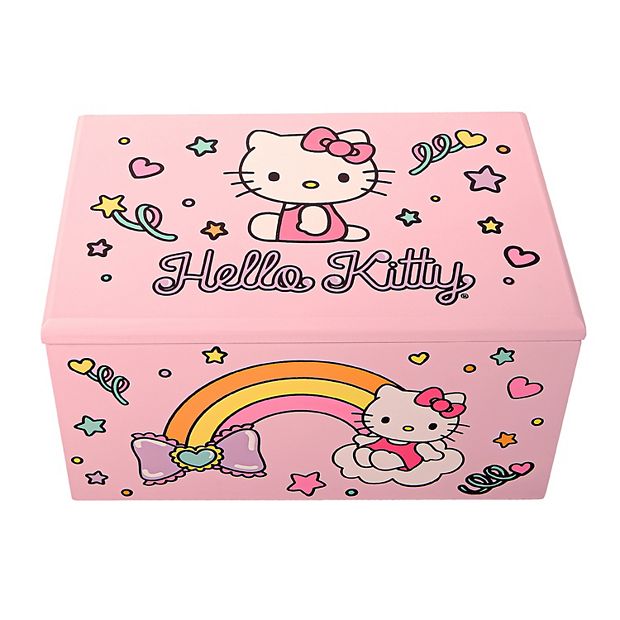 Hello Kitty Jewelry Box | Pink | One Size | Jewelry Holders + Cases Jewelry Boxes | Mirrored