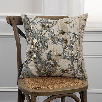 Rizzy Home Aston 20" X 20" Down Throw Pillow