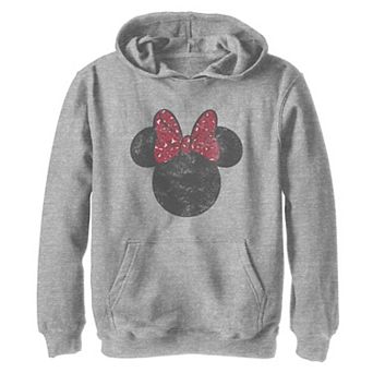 Disney's Minnie Mouse Girls 7-16 Head Silhouette Graphic Hoodie