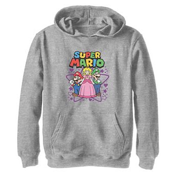 Girls 7-16 Super Mario Bros Star Trio Graphic Hoodie
