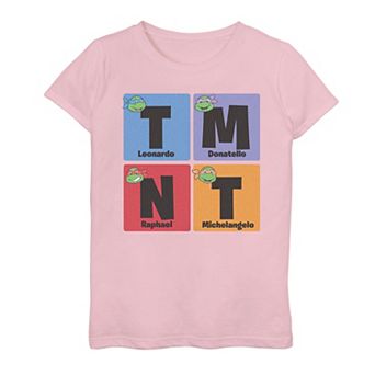 Girls Teenage Mutant Ninja Turtles TMNT Periodic Graphic Tee