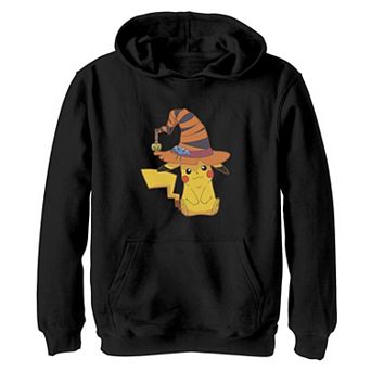Girls 7-16 Pokemon Pikachu Witch Hat Halloween Graphic Hoodie