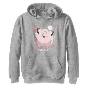 Girls 7-16 Pokemon Clefairy Flowers Graphic Hoodie