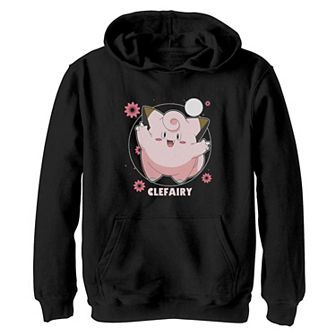 Girls 7-16 Pokemon Clefairy Flowers Graphic Hoodie