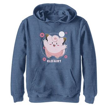 Girls 7-16 Pokemon Clefairy Flowers Graphic Hoodie