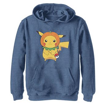 Girls 7-16 Pokemon Pikachu Pumpkin Hat Halloween Graphic Hoodie