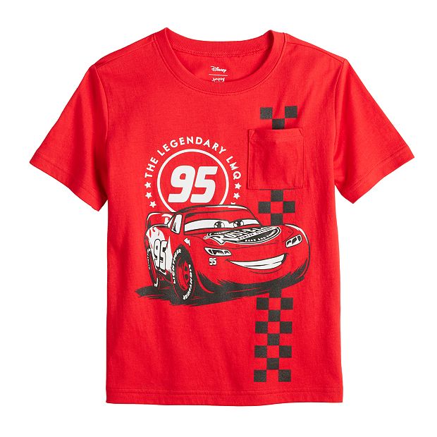 Disney/Pixar's Cars Boys 4-12 Lightning McQueen Pocket Graphic Tee by  Jumping Beans®