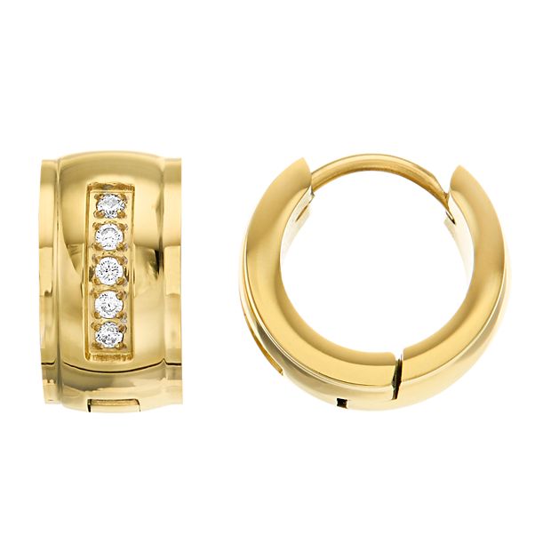 Kohls diamond on sale hoop earrings