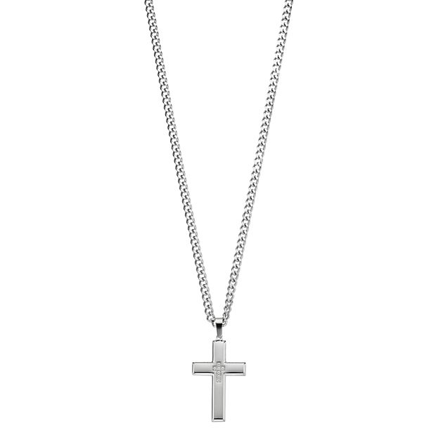 Kohl's diamond deals cross necklace