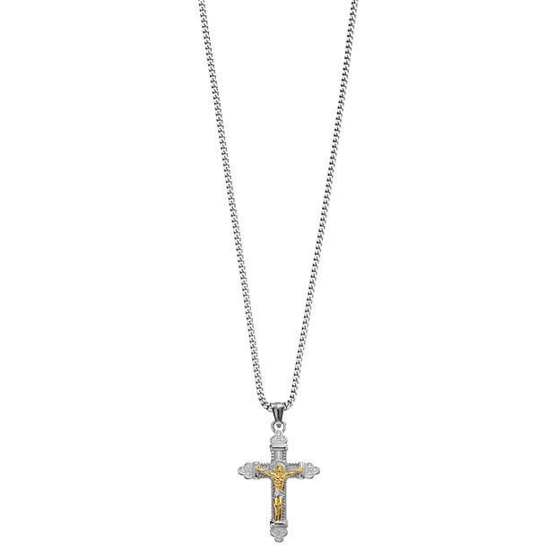 Diamond cross necklace on sale kohls