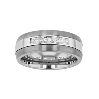 Diamond Brilliance Men's 1/10 Carat T.W. Lab-Created Diamond Band Ring