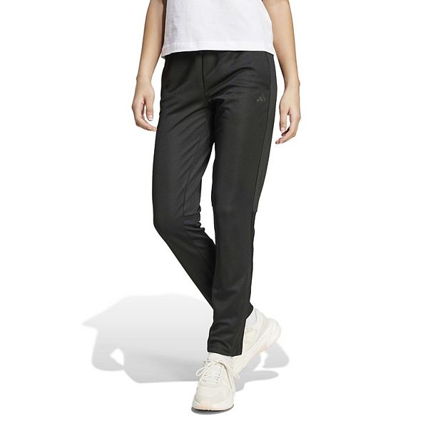 Women's adidas Sereno AEROREADY 3-Stripe Slim Tapered Pants Color: Black Size: SMALL