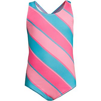 Girls 2-16 Lands' End Chlorine Resistant One Piece Scoopneck Swimsuit