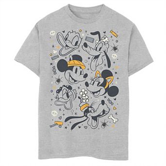 Disney's Mickey Mouse Boys And Friends Halloween Heads Tee